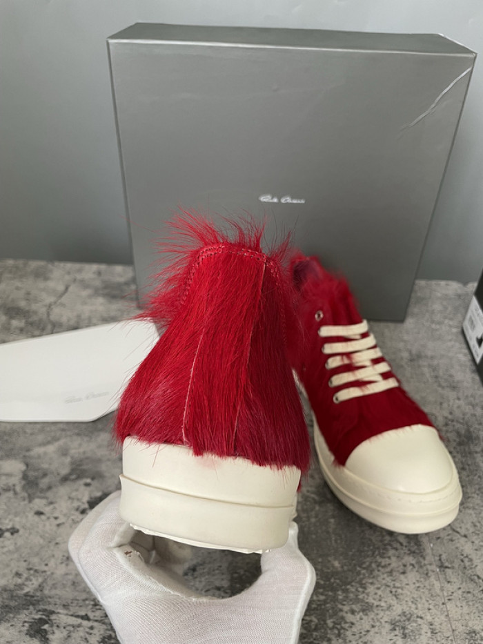 RICK OWENS SNEAKER (SUEDE)