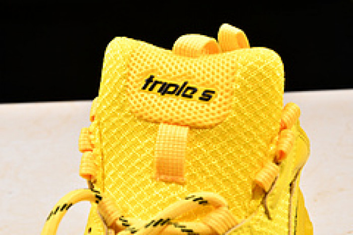 Ba*len*cia*ga TRIPLE S TRAINERS CLEAR SOLE TRAINER YELLOW W09O5 8126