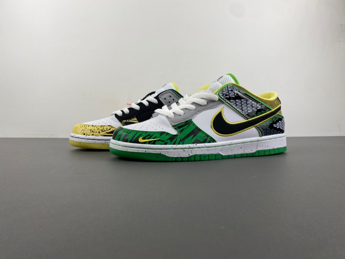 Division Street x Nike Dunk Low “What The Duck” (Away) HV1454-100