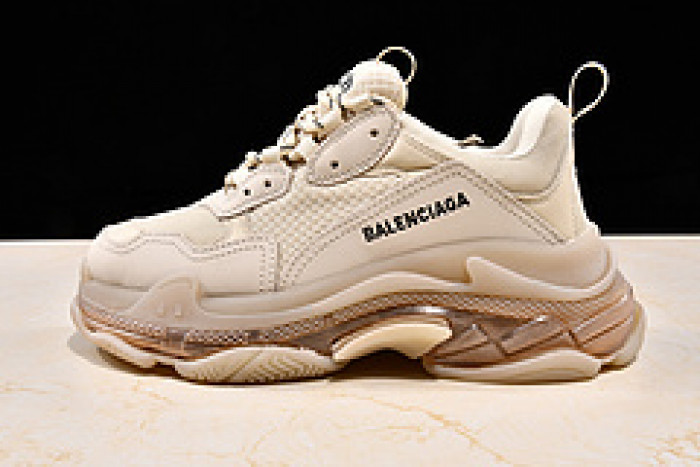 Ba*len*cia*ga TRIPLE S TRAINERS CLEAR SOLE TRAINER WHITE W09O5 8123