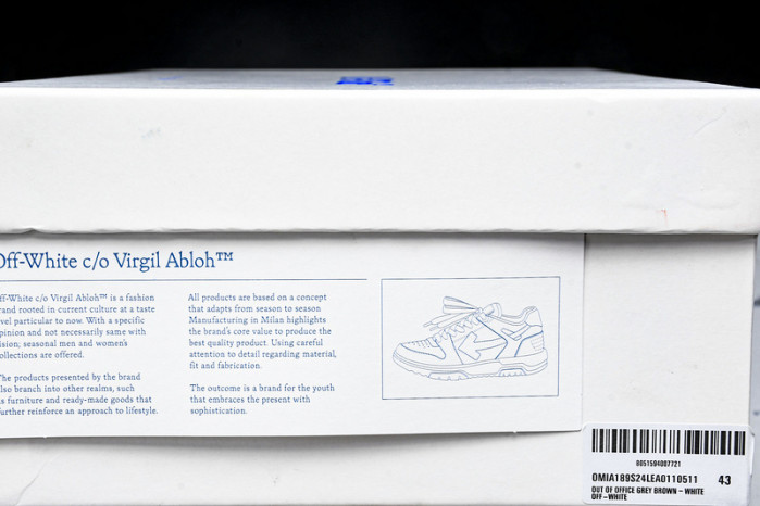 OW Out Of Office Lace-Up Sneakers OFO0161