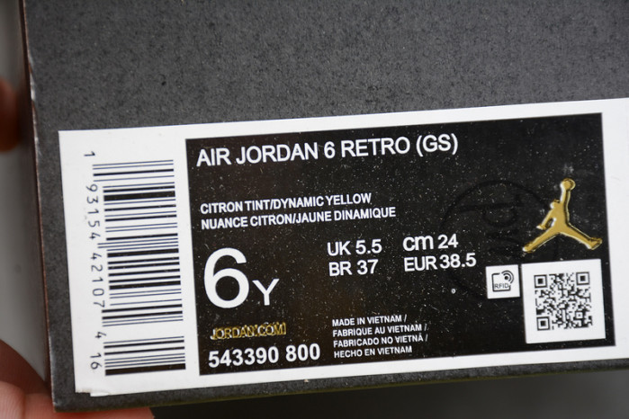 AIR JORDAN 6 RETRO GG 543390-800